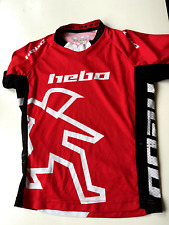 Hebo t-shirt red/black kids age 10, mountain, cycle, trials biking, riding gear