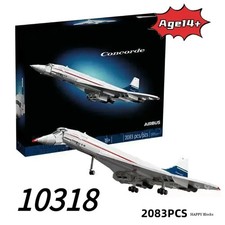 10318 MOC Concorde Supersonic Airbus Building Blocks – Airplane Model Set