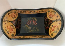 Country Painting On Tin Bread