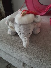 Elliot And Buttons Large Christmas Elephant With Mouse