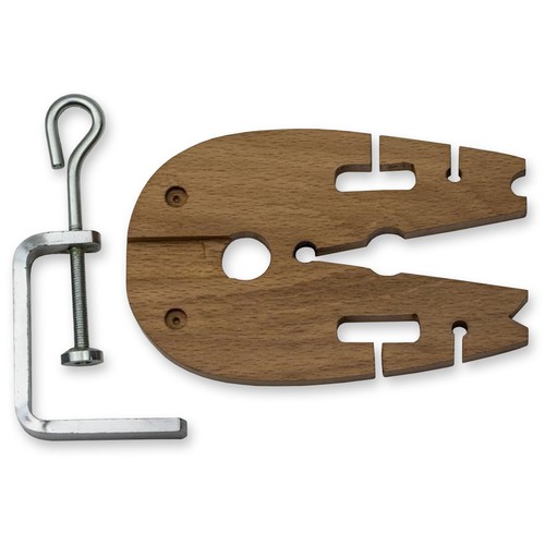 Bench pin clamp hardwood - clamp,