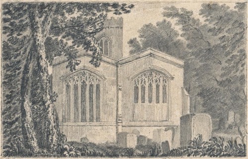 Wilton church miniature - church,