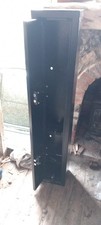 Tall Narrow Gun Storage Cabinet with 2 Keys. Small Lock and Key