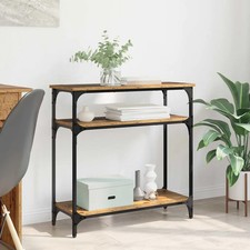 WALPLUS Console Table Old Wood