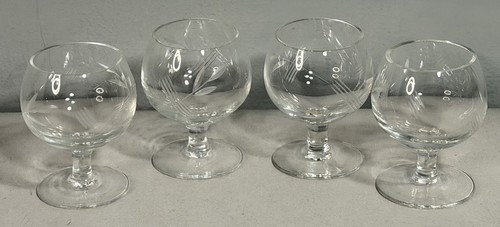 Set vintage etched - set, 4