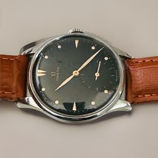 Vintage OMEGA BIk 36mm 17J Cal267 H/Wind Ref-16175061 Swiss Mens Watch-Reduced