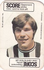 A B & C Gum FOOTBALL SCORE