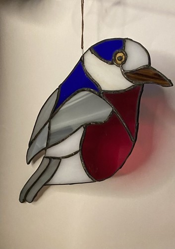 Leadlight stained glass hand - leadlight,