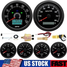 6 Gauge Set 85mm Boat GPS