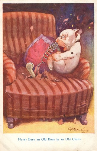 Bonzo postcard george - postcard, e