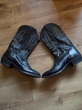 Tony lama black - tony, leather