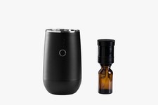 Waterless Portable Essential Oil Diffuser, Black, Rechargeable USB, Aromatherapy