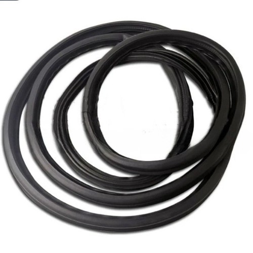 Black rubber door seal - rubber,