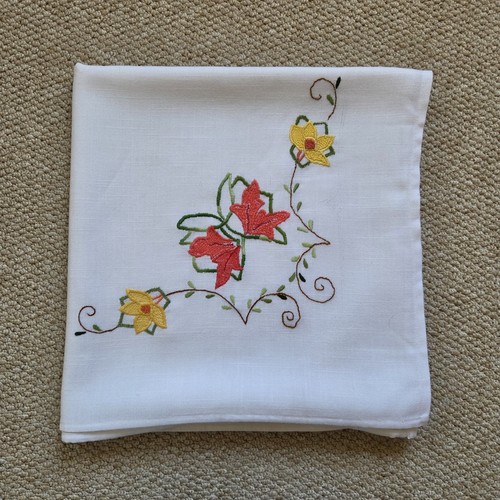 Vintage large embroidered - large,