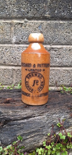 Antique stoneware bottle - antique,
