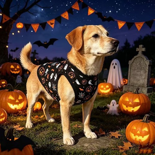 Dog halloween pyjamas pumpkin - dog,