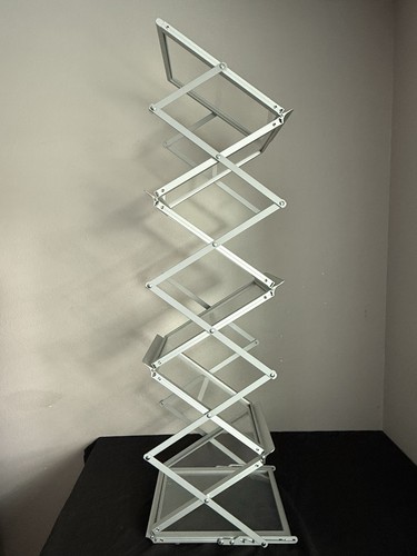Pop aluminum magazine rack - up,
