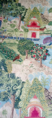 Zoffany peacock garden - peacock,