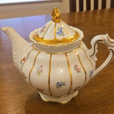 Ganz Porcelain Floral Gold