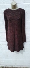New womens brown print - brown, stretch