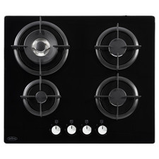 Belling 60cm Built-in 5 Burners Gas Through Glass Hob Black GTG60C