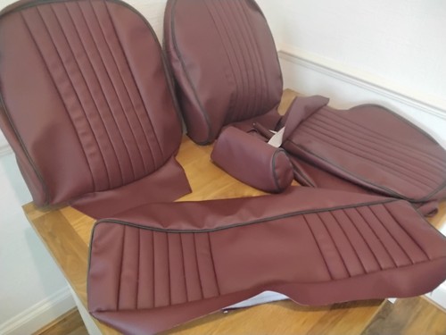 Mgb seats covers mulberry - seats, &
