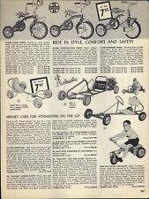 1961 PAPER AD Evans Tricycle