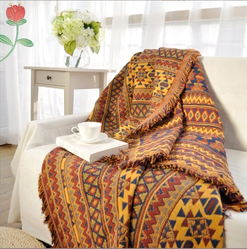 New boho sofa blanket - sofa,