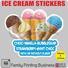 ICE CREAM VAN Stickers - Cones