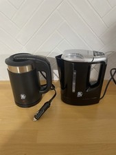 2x Travel Kettles – Car Charging (0.5L & 0.8L) Not Working! For Spares or Repair