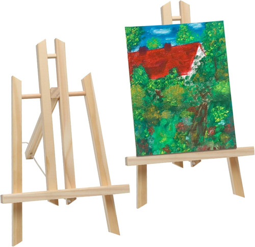 Pcs easel wooden - 2, art