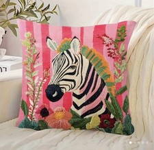 Super Soft Funky Zebra Cushion Cover Any Room Living Room 18inch X 18 Inch