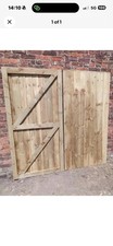 6FT x 3FT HEAVY DUTY VERTICAL BOARD GARDEN GATE FEATHER EDGE PRESSURE TREATED