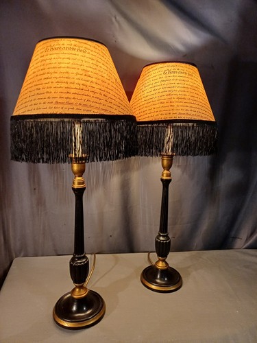 Pair tall carved wooden - carved,