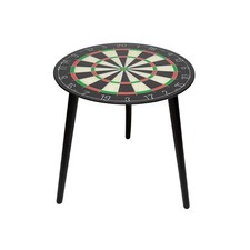 Dart Board Design Glass Top Table Novelty Man Cave Accessory Unique Gifts Men