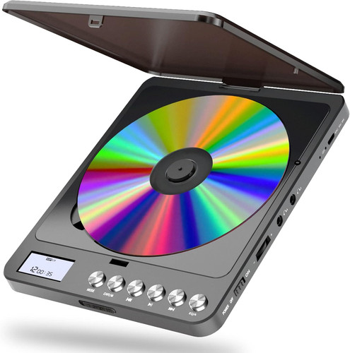Portable player with - portable, cd