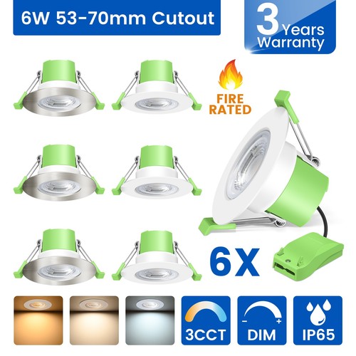 Recessed fire rated lights - fire,