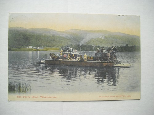 Postcard the ferry boat - postcard,