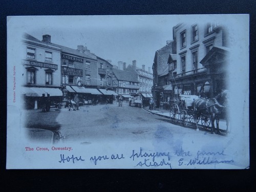 Oswestry the cross showing - cross,
