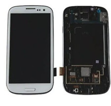 ?? LCD Display Touch Screen Digitizer with Frame for Samsung Galaxy S3 White