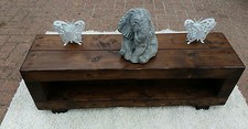 TV stand Chunky Rustic Side