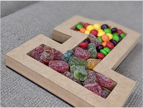 20cm wooden sweet tray - 20cm,
