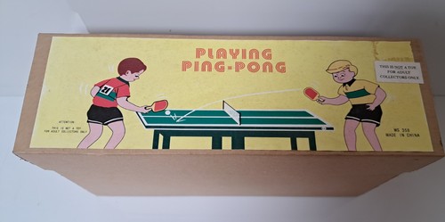 Vintage metal ping pong wind - vintage,