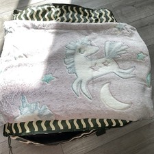Next Throw/ Bedspread Glow In The Dark Blanket- Unicorn