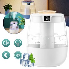 Humidifier for Bedroom w/Sensor,Quiet Cool Mist Ultrasonic Humidifiers for Home