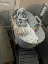 Snuz Baskit Light Grey Moses