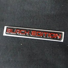 1x Matte BLACK Red EDITION