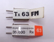 FUTABA   CHANNEL 63 TX AND RX