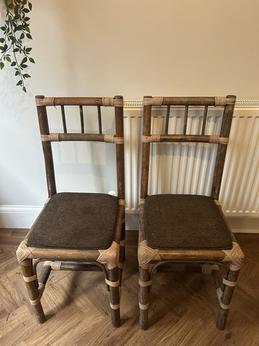 Pair rustic bamboo - pair, of