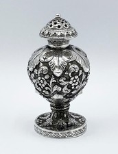 FINE INDIAN SILVER PEPPER POT